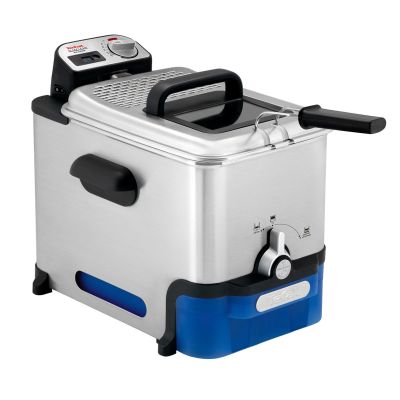 Tefal FR8040 deep fryer, capacity 3.5l, Schwarz color, stainless steel, power 2300W, dimensions 34.8 cm x 46.4 cm