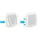 3. FERPLAST Swing 5 - pet door, white