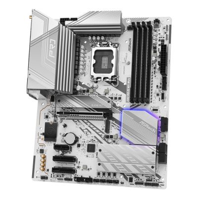 5. Asrock Z890 PRO RS WIFI WHITE Motherboard