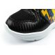 6. Leomil children's sports shoes Pokemon sneakers lightweight with velcro LED black yellow