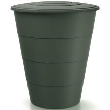 RAINWATER TANK SMOOTH 210L FOREST GREEN