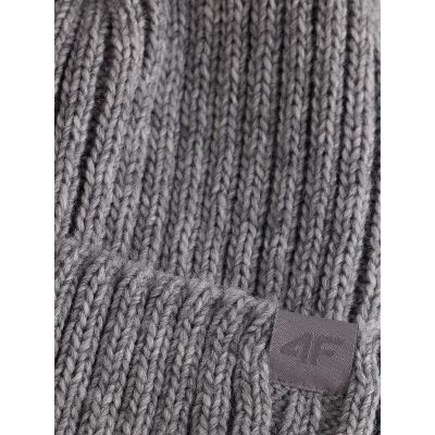 2. Women's winter hat with wool 4F 4FRAW25ACAPF0802-25M