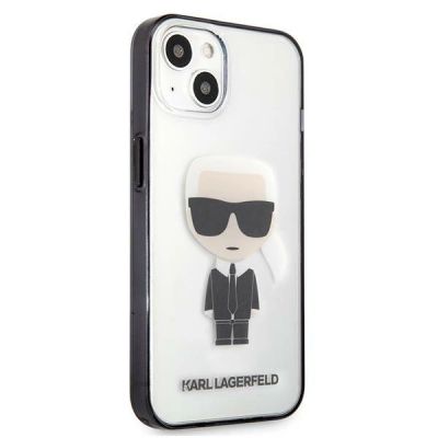 4. Karl Lagerfeld Iconik Karl Case for iPhone 13 mini - Transparent