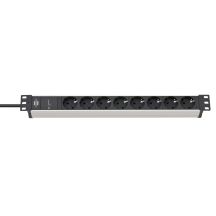 Brennenstuhl - SS 19.500A - Alu-Line - 8-way power strip, 2m