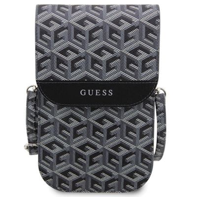 2. Guess Handbag GUWBHGCFSEK black/black GCube Stripe