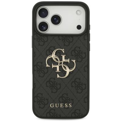 3. Guess 4G Big Logo Case for iPhone 17 Pro Max / 18 Pro Max - Black