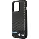 6. BMW Leather Carbon Case for iPhone 13 Pro Max - Black