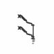4. Fellowes Ergonomics Dual Vertical Monitor Arm - Platinum Series