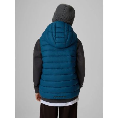 2. Boy's vest with synthetic filling 4F 4FJRAW26TVJAM431-30S