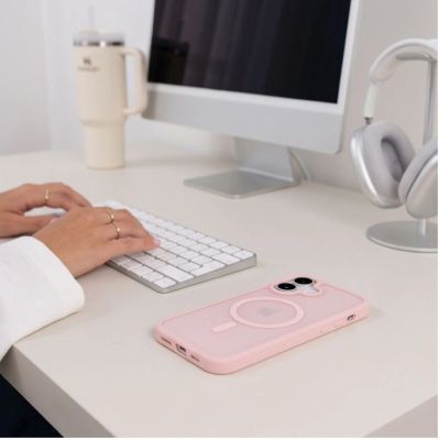 5. Tech-Protect BasicMag MagSafe iPhone 17 Case - Matte Pink