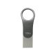 4. Pendrive Silicon Power Mobile C80 128GB Dual USB 3.1/Type-C Silver (SP128GBUC3C80V1S)