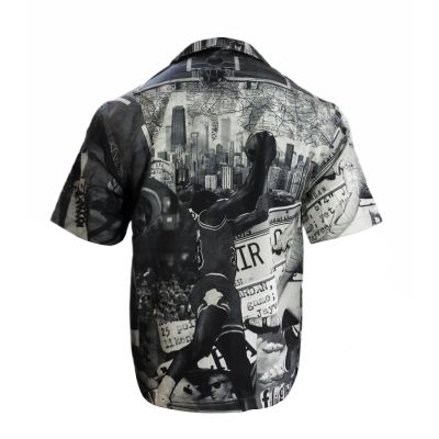2. Men's Air Jordan Essentials Printed Camp Top - FV7311-133
