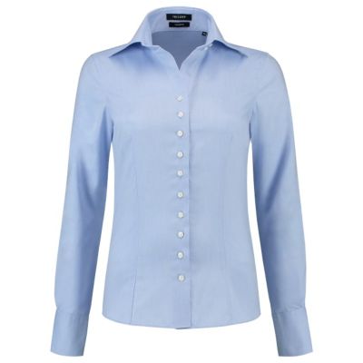 2. Malfini Fitted Blouse W MLI-T22TC blue
