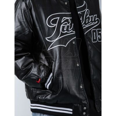 5. Fubu Varsity Leather Jacket M 6075111