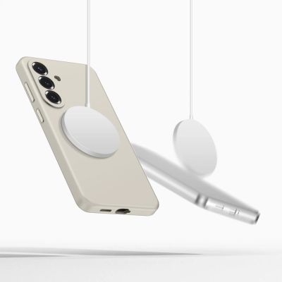 4. Tech-Protect Silicone MagSafe Case for Samsung Galaxy S26 - Beige