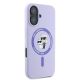 4. Karl Lagerfeld Silicone Karl&Choupette Heads Ring MagSafe Case for iPhone 16 Plus - Purple
