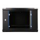Extralink LITE 6U 530X400 WALL-MOUNTED RACKMOUNT CABINET BLACK Freestanding/Wall/Floor Rack Black