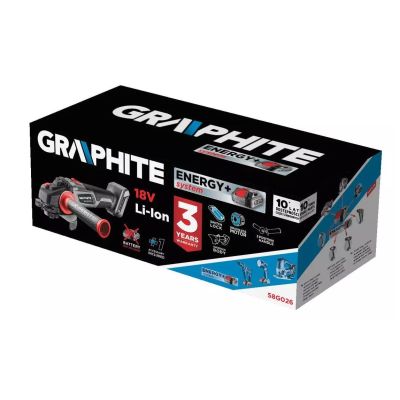 8. Graphite 58G026 angle grinder 1.61 kg