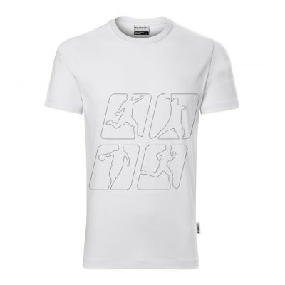 4. Men's T-shirt Resist heavy (white (brand label))