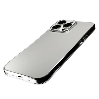 7. Puro 03 Nude Silicone Case for iPhone 16 Pro Max - Transparent