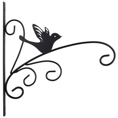 2. KINZO METAL PLANT HANGER BLACK 28X25CM