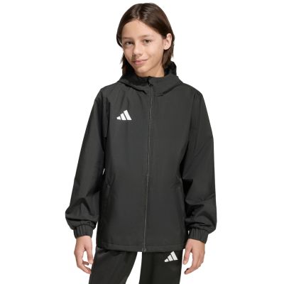 12. adidas Entrada 26 All Weather Kids Jacket Black JZ9104