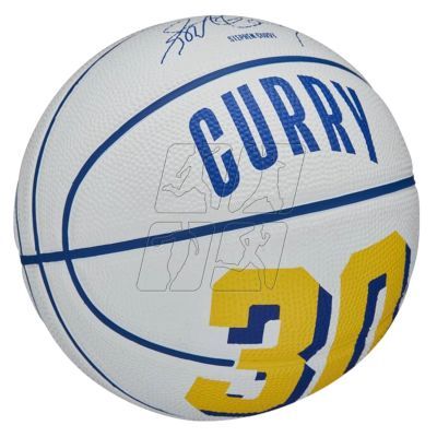 6. Ball Wilson NBA Player Icon Stephen Curry Mini Ball WZ4007401XB