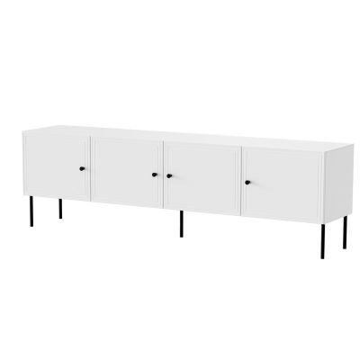 4D TV cabinet PALAZZO BIS 201x40x60 white matt