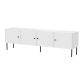 4D TV cabinet PALAZZO BIS 201x40x60 white matt