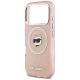 6. Karl Lagerfeld IML Choupette Head Logo MagSafe Case for iPhone 17 Pro Max - Pink