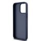 10. DKNY Leather Mono Stripe & Metal Logo case for iPhone 15 Pro Max - blue