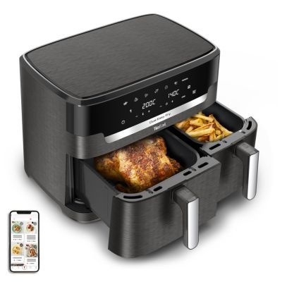 22. Tefal Easy Fry Dual XXL EY942HE0 fryer Double 11 l Autonomous 2020 W Hot Air Fryer Gray