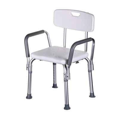 10. Shower chair with backrest and armrests