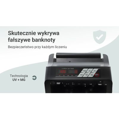 7. Extralink LockStar MG X-300 | Professional banknote counter | UV, IR