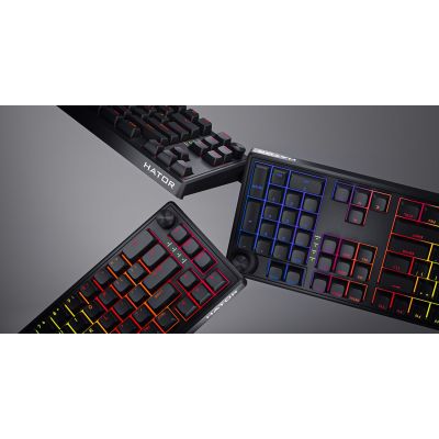 14. HATOR Skyfall 65 Wired Keyboard Universal USB QWERTY English Black