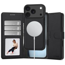 Tech-Protect Wallet MagSafe Case for iPhone 17 Pro Max / 18 Pro Max - Matte Black