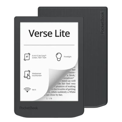 PocketBook Verse Lite 619 6" E-Ink Carta 8GB Wi-Fi Gray Ebook Reader
