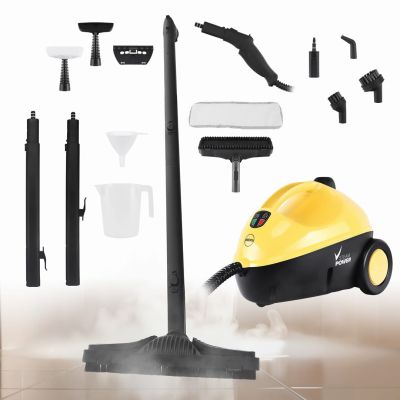 5. ELDOM STEAM CLEANER CM2000 VAPURO 1500W 1.2 L CAPACITY 15 ELEMENTS: CORRUGATED HOSE, 2-PIECE PIPE, FLOOR BRUSH, WASHER