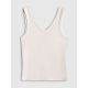 5. Women's slim ribbed knit top 4F 4FRSS26TSLEF337-10S