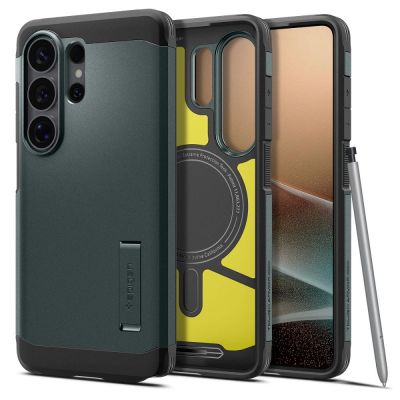 Spigen Tough Armor Mag MagSafe Case for Samsung Galaxy S26 Ultra - Green