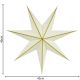 6. DECORATIVE HANGING PAPER STAR FSC 18x45CM WHITE 7 ARMS MICA