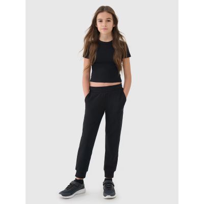 2. Girls' jogger sweatpants 4F 4FJWSS25TTROF1099-20S