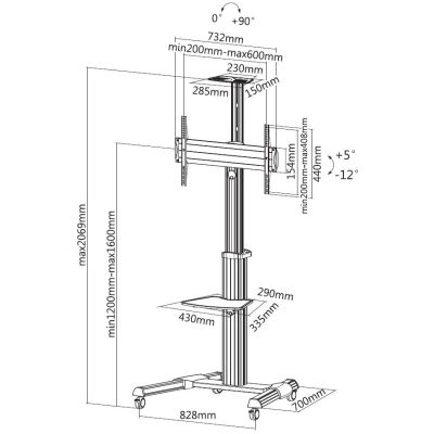 5. Equip Pagrindys 650602 TV wall mount 37' - 70'