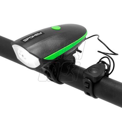 4. Spokey Raini SPK-942714 bicycle light with horn