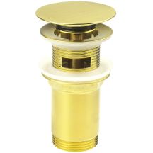 DEANTE CLICK-CLACK NHCR10U plug for washbasin or bidet with sleeve - universal (gold)