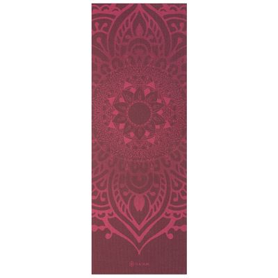 2. GAIAM Cherry Sundial Layers Yoga Mat 5 mm 66301