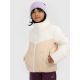 Girls' puffer jacket with synthetic down filling 4F 4FJRAW25TDJAF0807-12S