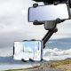 6. Car Phone Holder for Rearview Mirror - Black
