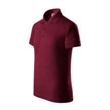 Children's Pique Polo Shirt (garnet)