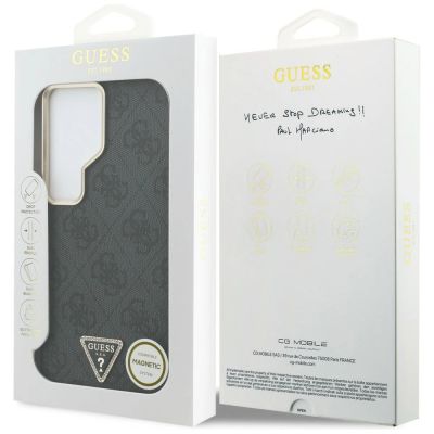 8. Guess 4G Triangle Logo MagSafe case for Samsung Galaxy S26 Ultra - black
